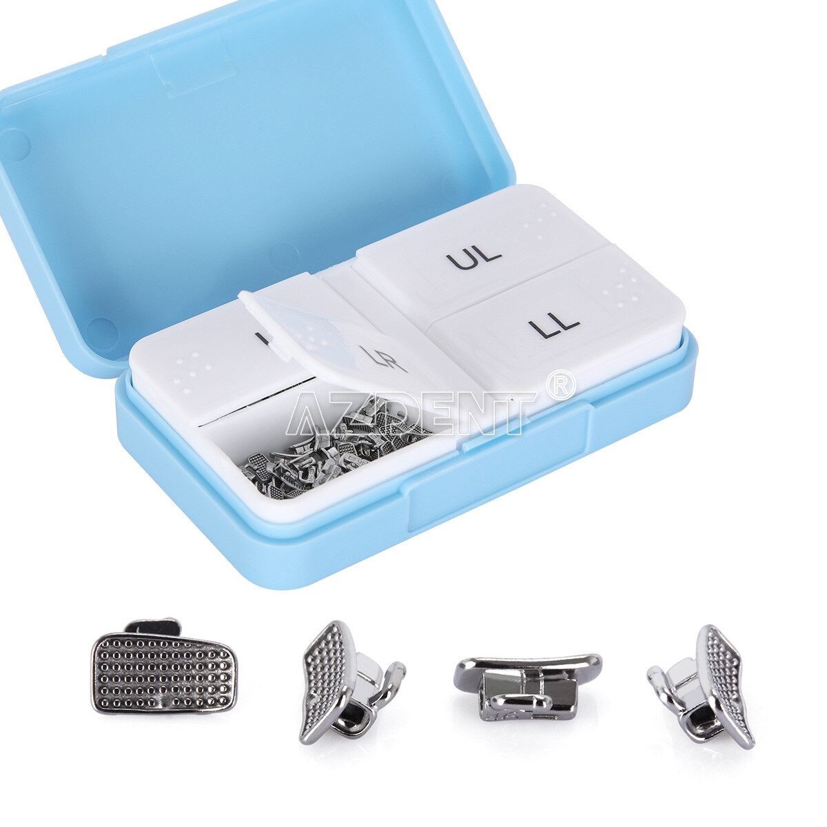 AZDENT Dental Orthodontic Buccal Tubes 1st 2nd Molar Tube Roth MBT 022 Bondable