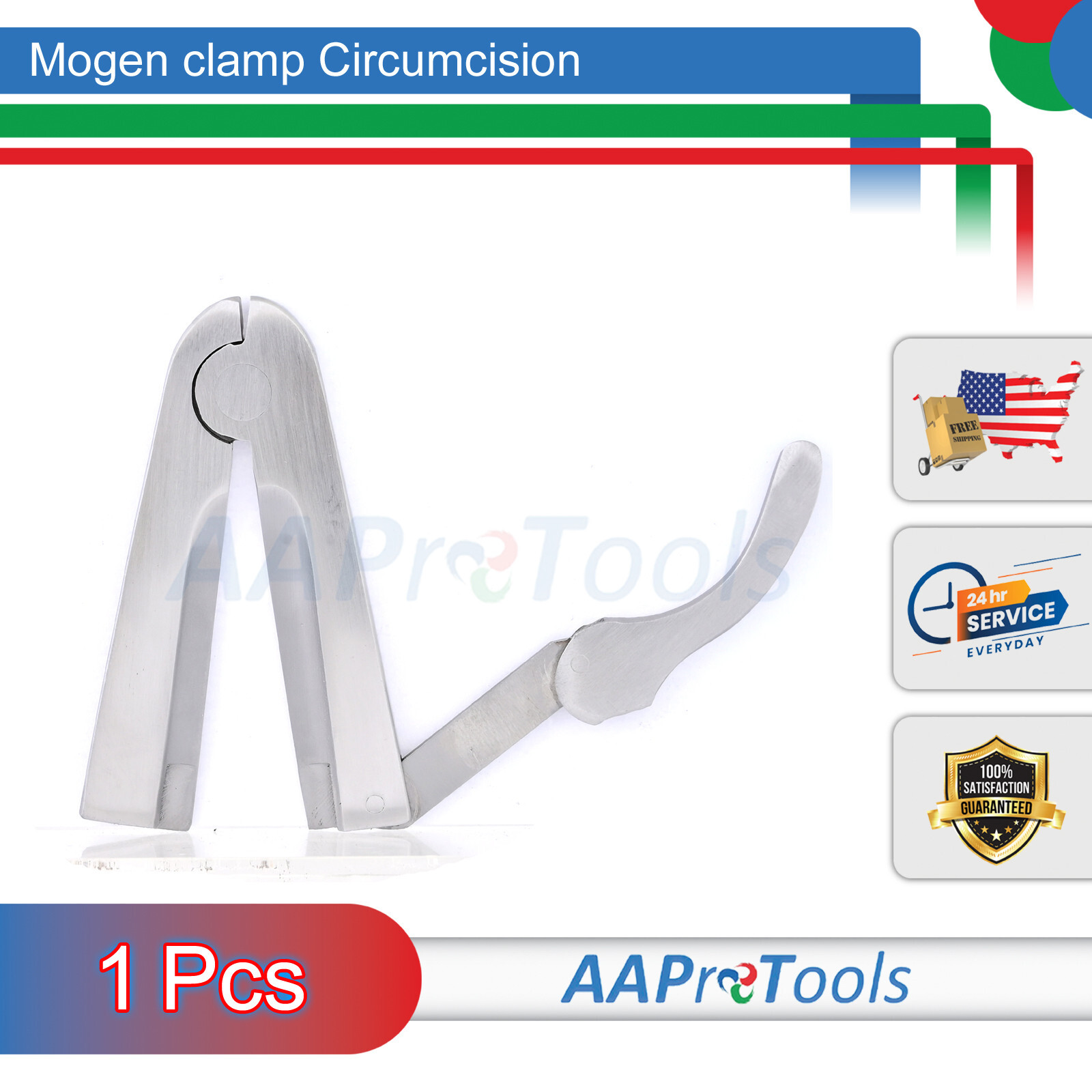 3ps Mogen clamp Circumcision Child Small boy Urology Surgical Surgery Instrument