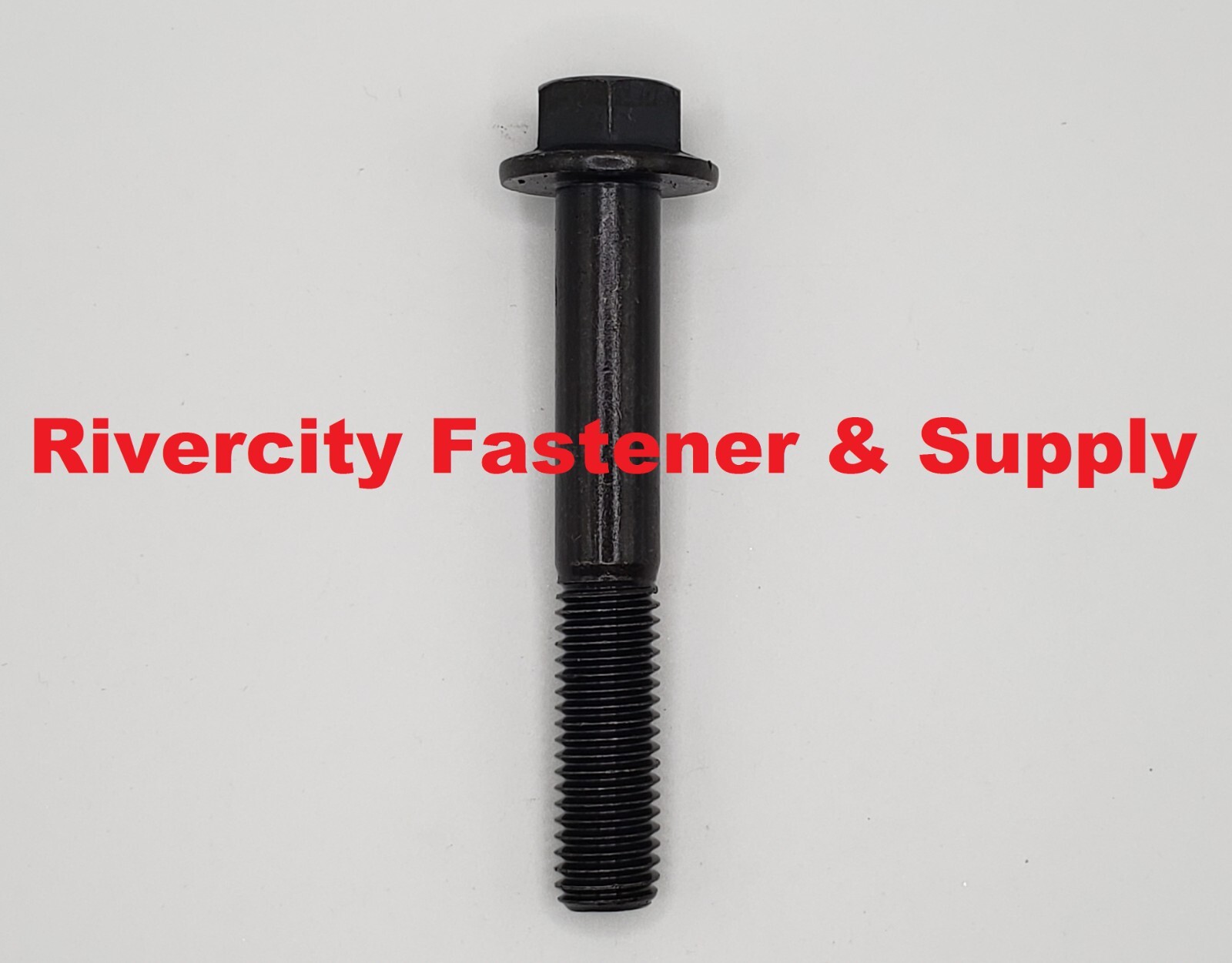 (1) M12-1.75×80 Metric Hex Flange Bolts 12mm x 80mm Screws M12x1.75×80 Black