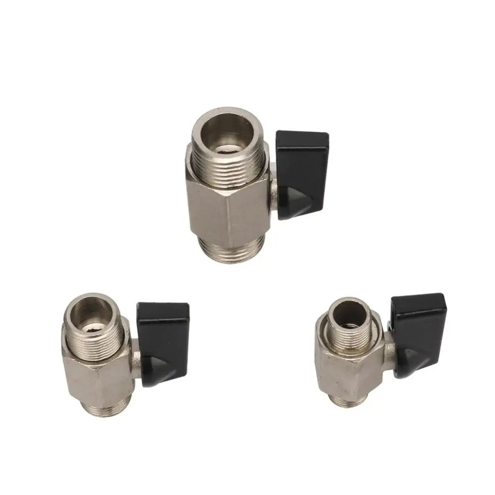 Mini 3/8″ Male 3/8 Inch Female NPT Brass Ball Shut Off Valve Water Air Fluid WOG