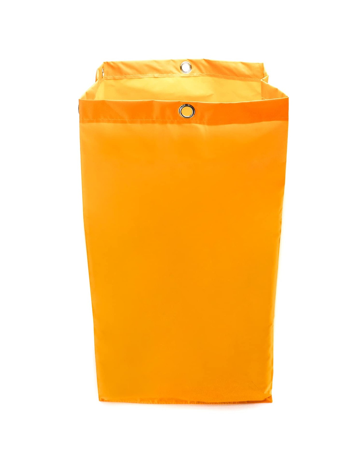 QWORK Janitorial Cart Bag, 24 Gallon Waterproof Large Capacity 2 pcs, Yellow