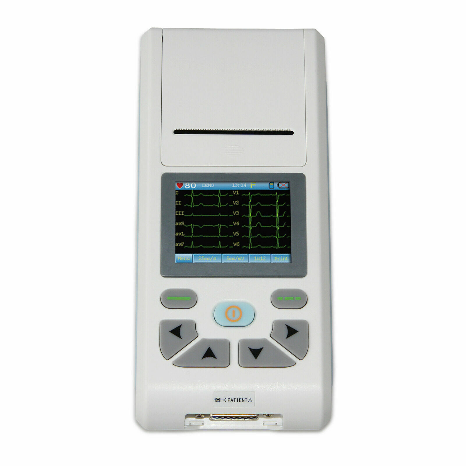 Touch Contec ECG90A ECG/EKG Machine 3/6/12-lead electrocardiograph,Software USA