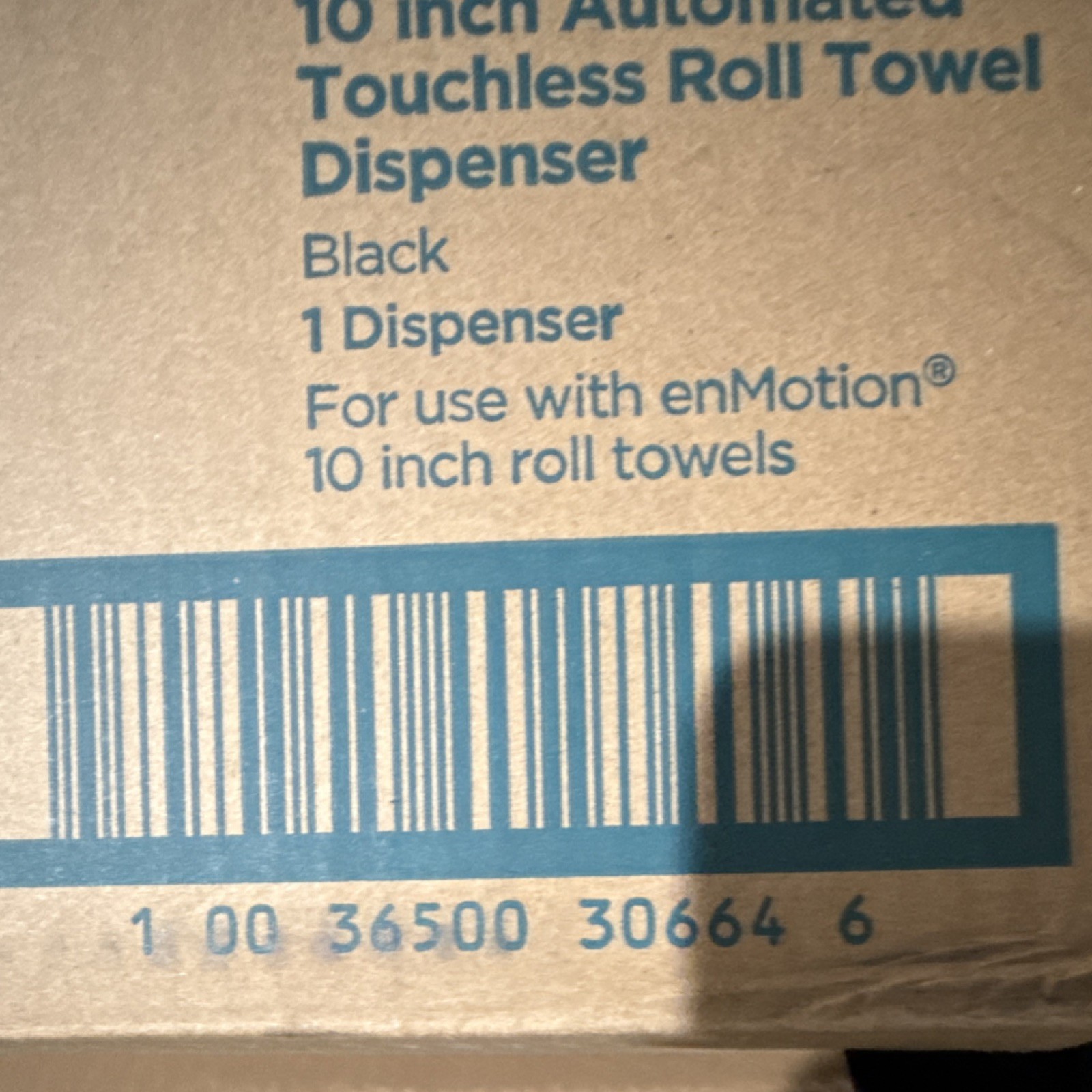 Georgia-Pacific enMotion 59462A 10″ Touchless Roll Towel Dispenser Black