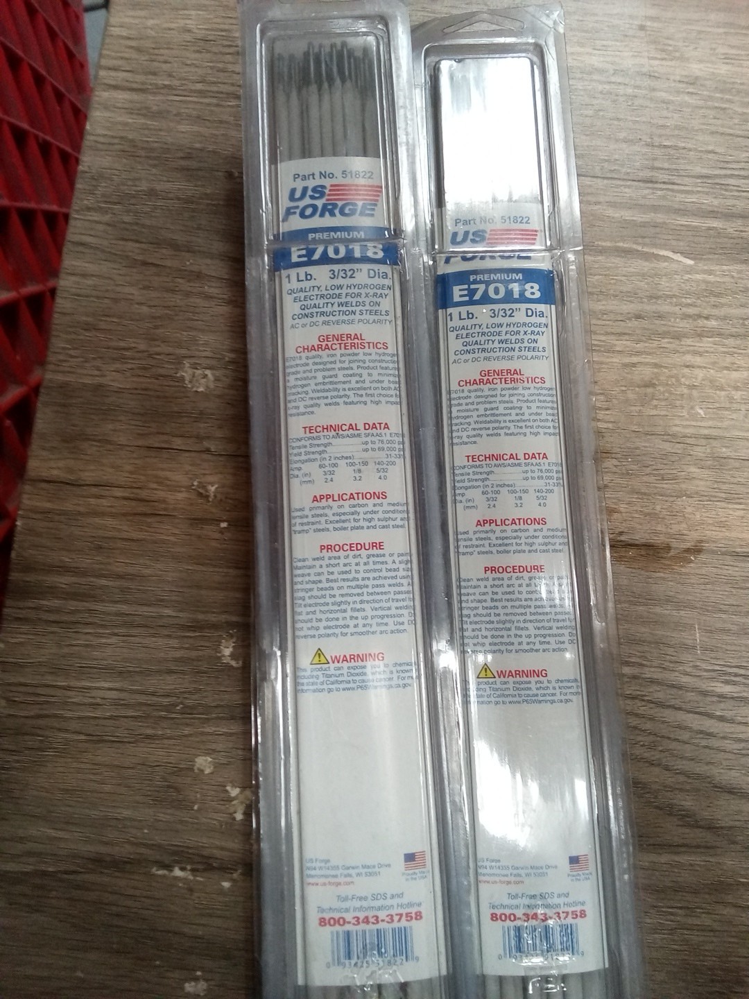 5pkg E7018 3/32″ 51822 Low hydrogen Electrode Welding Rods 439 Dt