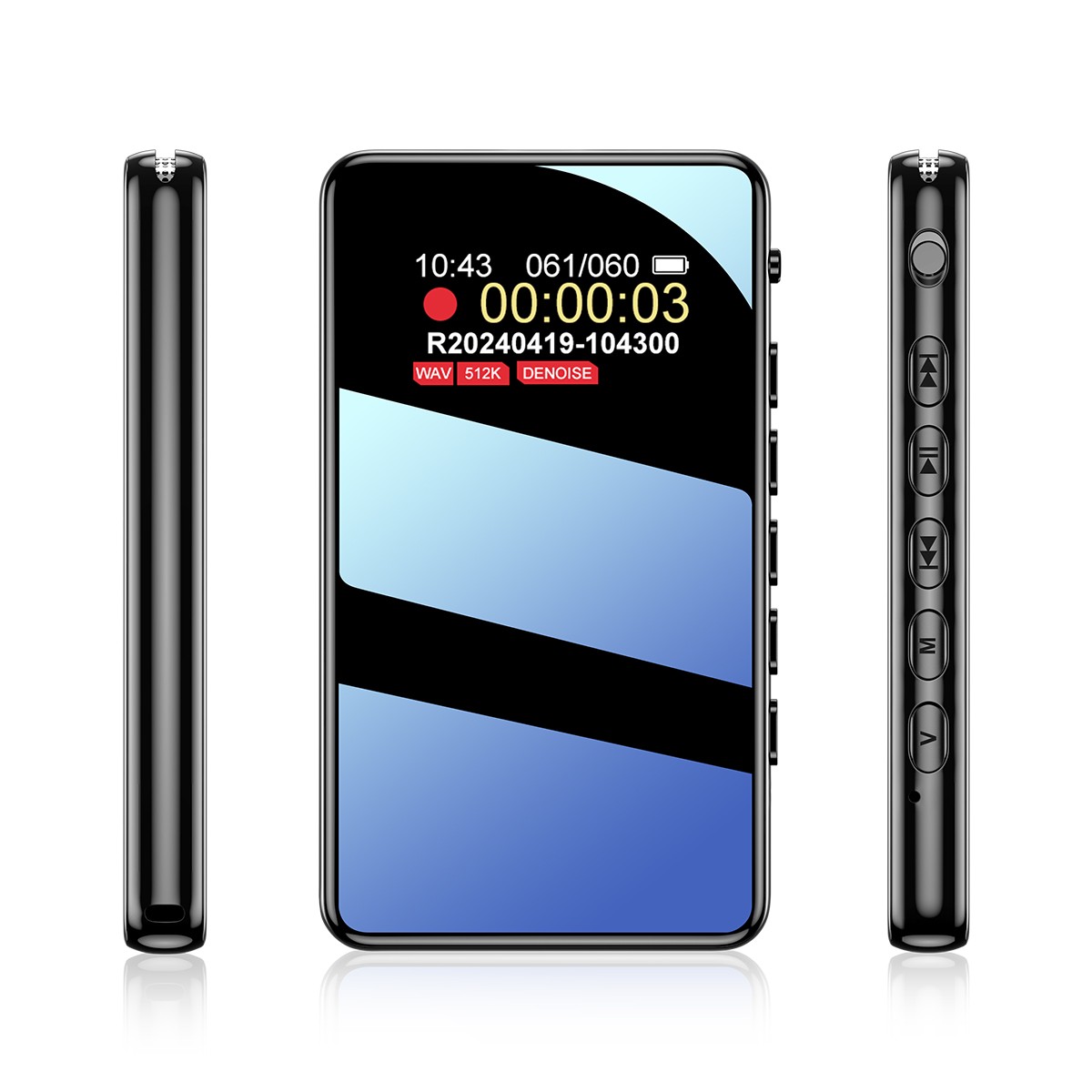 32GB Voice Recorder One-Touch Recording Color Screen for Lectures Meeting 60Hrs