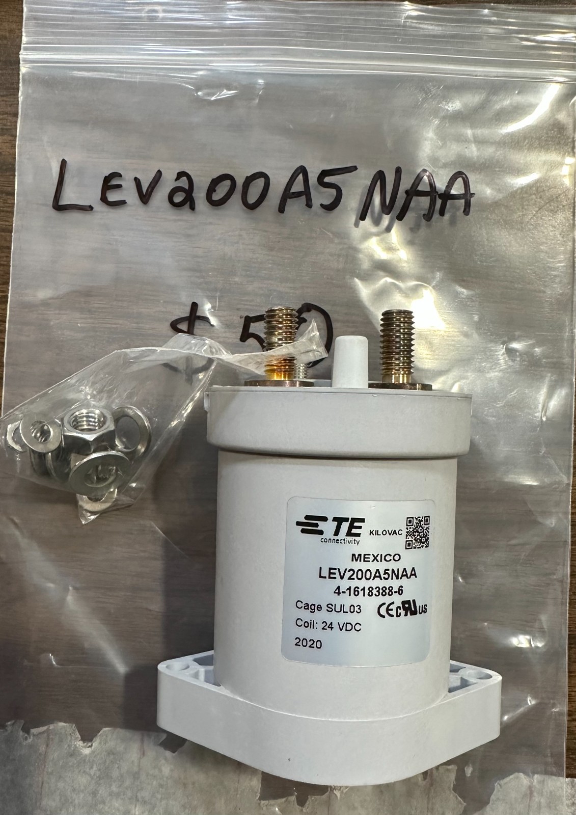 TE LEV200A5NAA CONTRACTOR 4-1618388-6 24VDC 2020 LOWEST PRICE