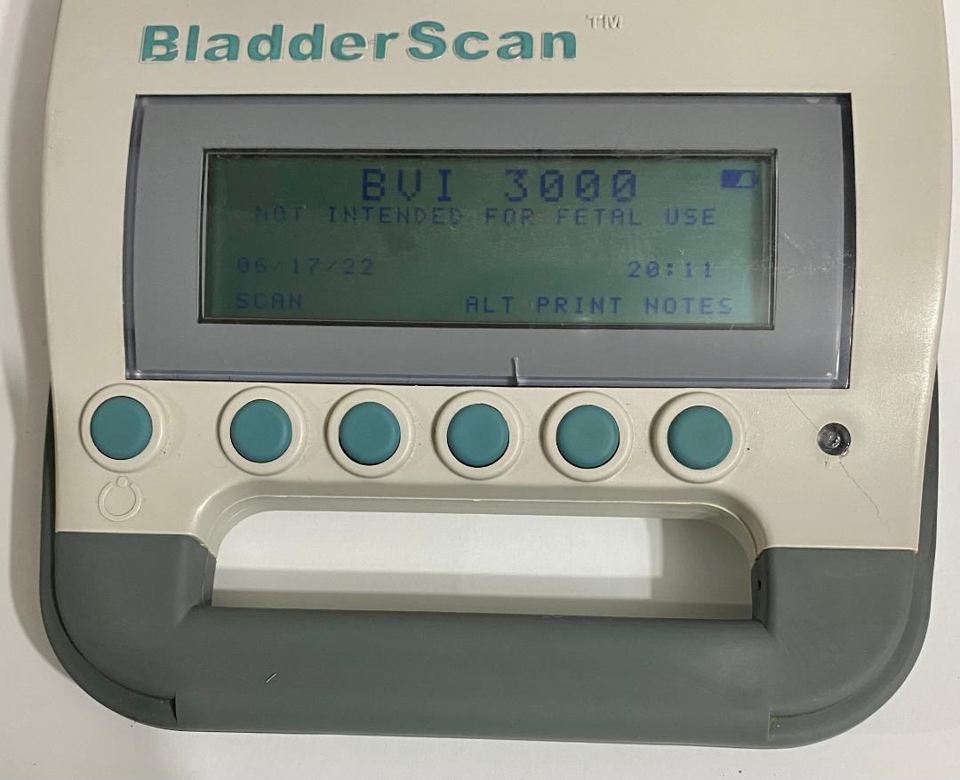 Verathon BVI 3000 BladderScan Bladder Scanner w/ Probe 0570-0091 Battery