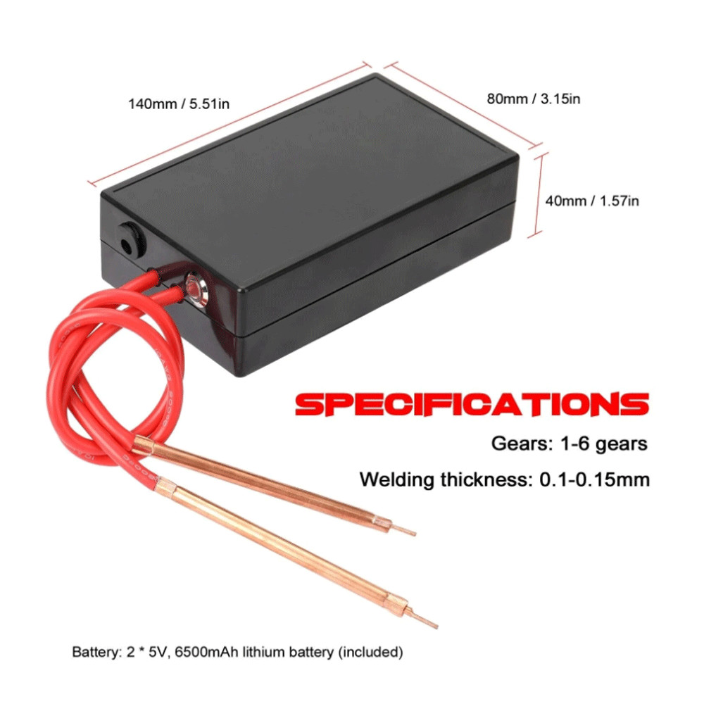 DIY Portable Mini Spot Welder Machine 18650 Battery Welding Power Supply US