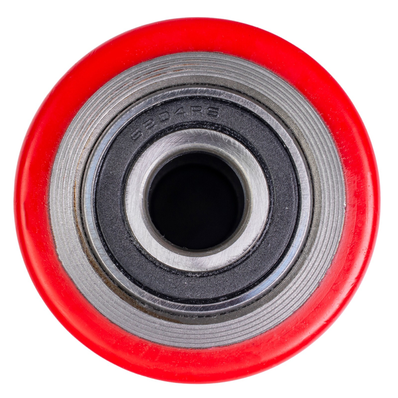 Pallet Jack/Truck Load Wheels Full Set with Axles and Rollers 3″ x 3.75″ Red