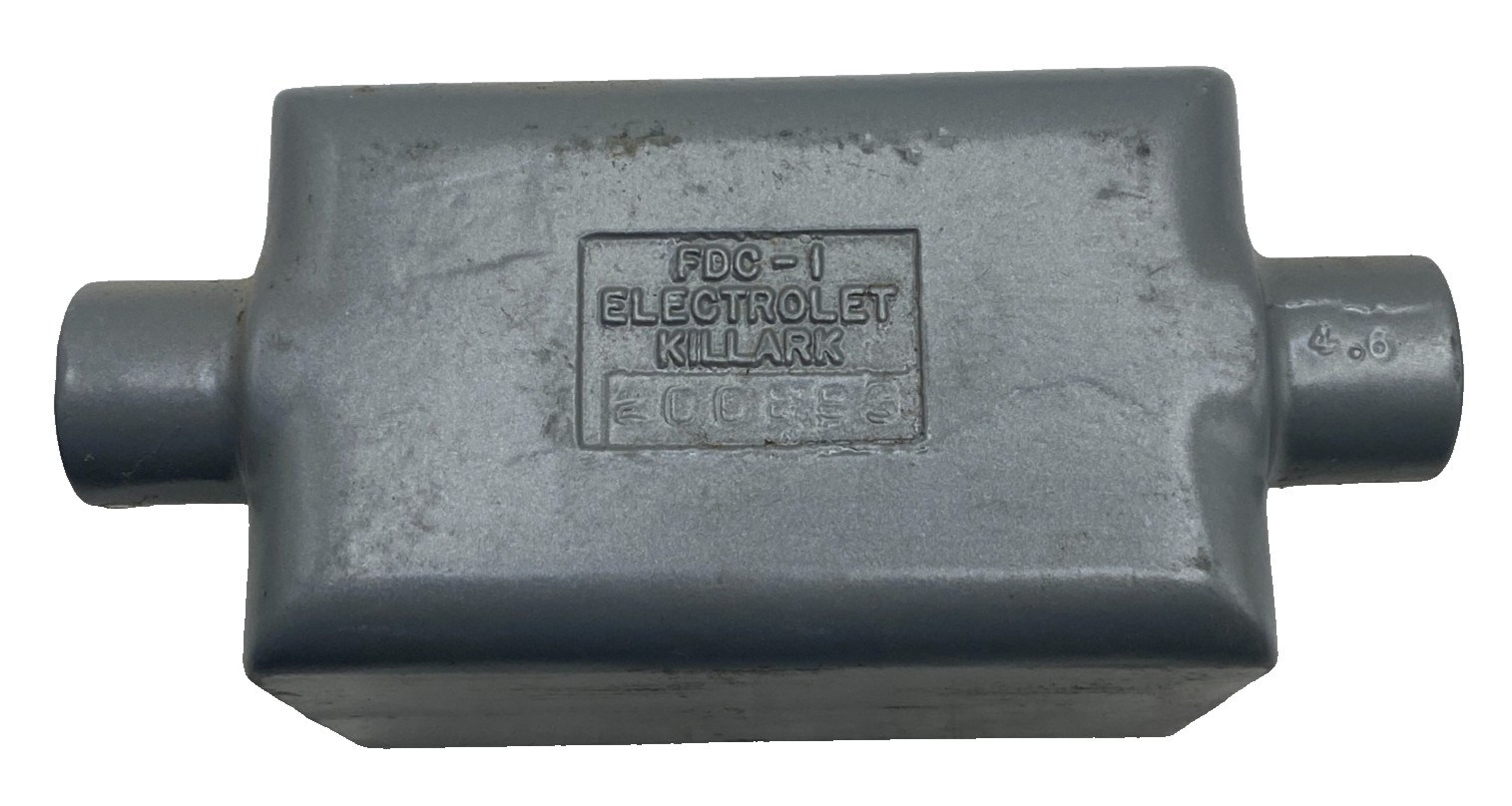 KILLARK FDC-1 ELECTROLET OUTLET BOX CONDUIT 4782S, C-14003, P/N 061504 FDC1