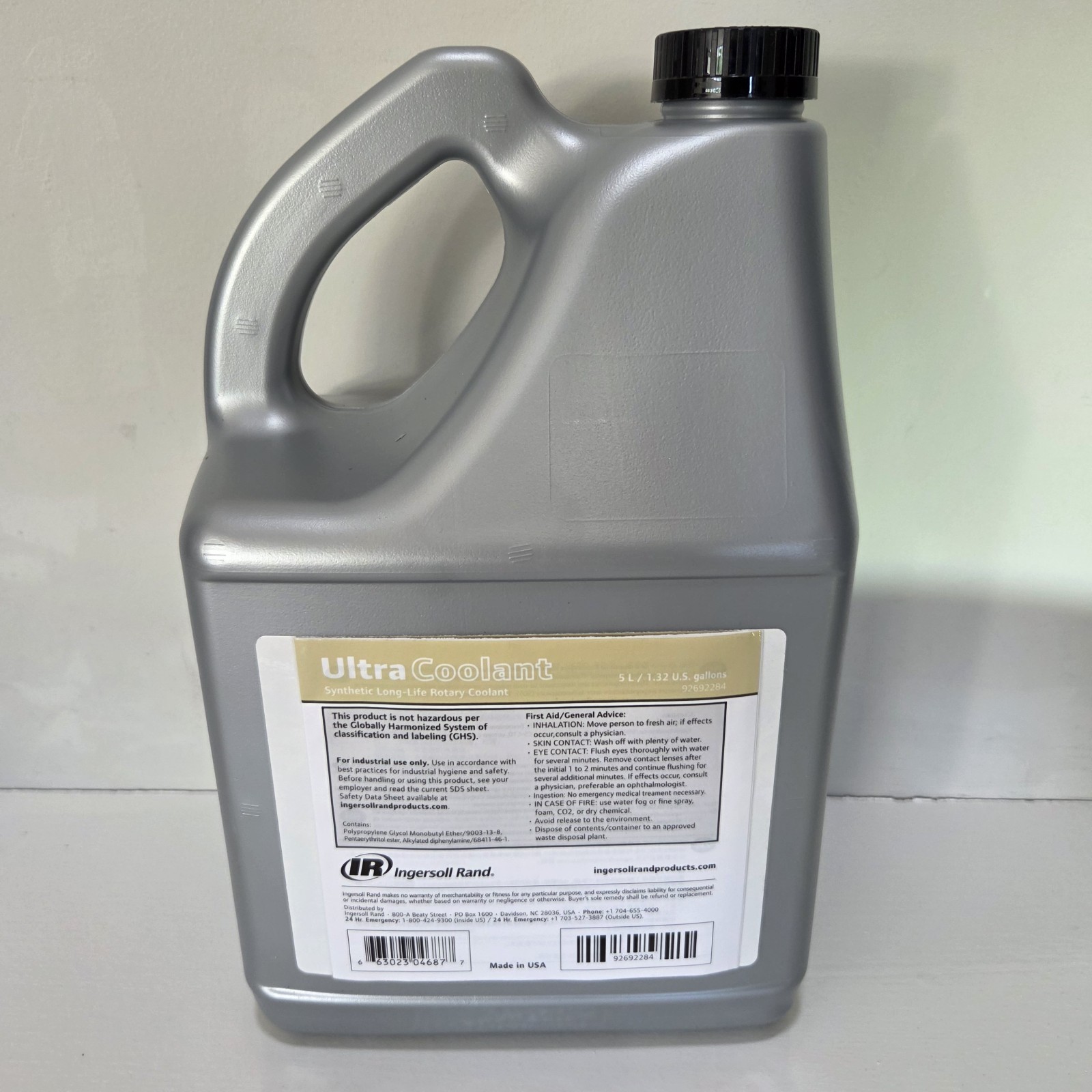 NEW Ingersoll Rand Ultra Coolant Synthetic Rotary Coolant 92692284 – Unopened ✅️