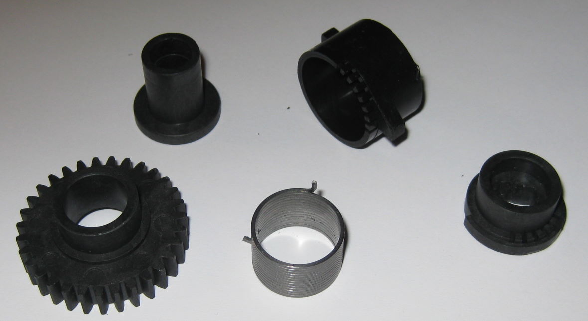 One Way Spring Wrap Clutch with Spur Gear- Anti Reverse Adjustable Spring Clutch