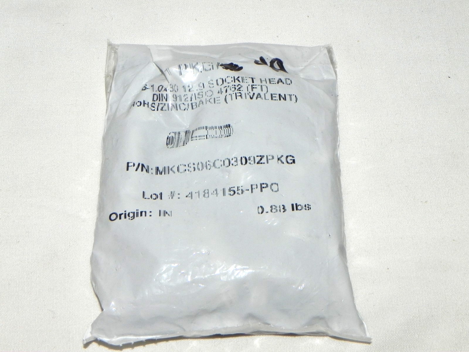 49) M6-30mm 12.9 Socket Head Cap Screw DIN 912/ISO 4762 Full Thread MKCS06C0309