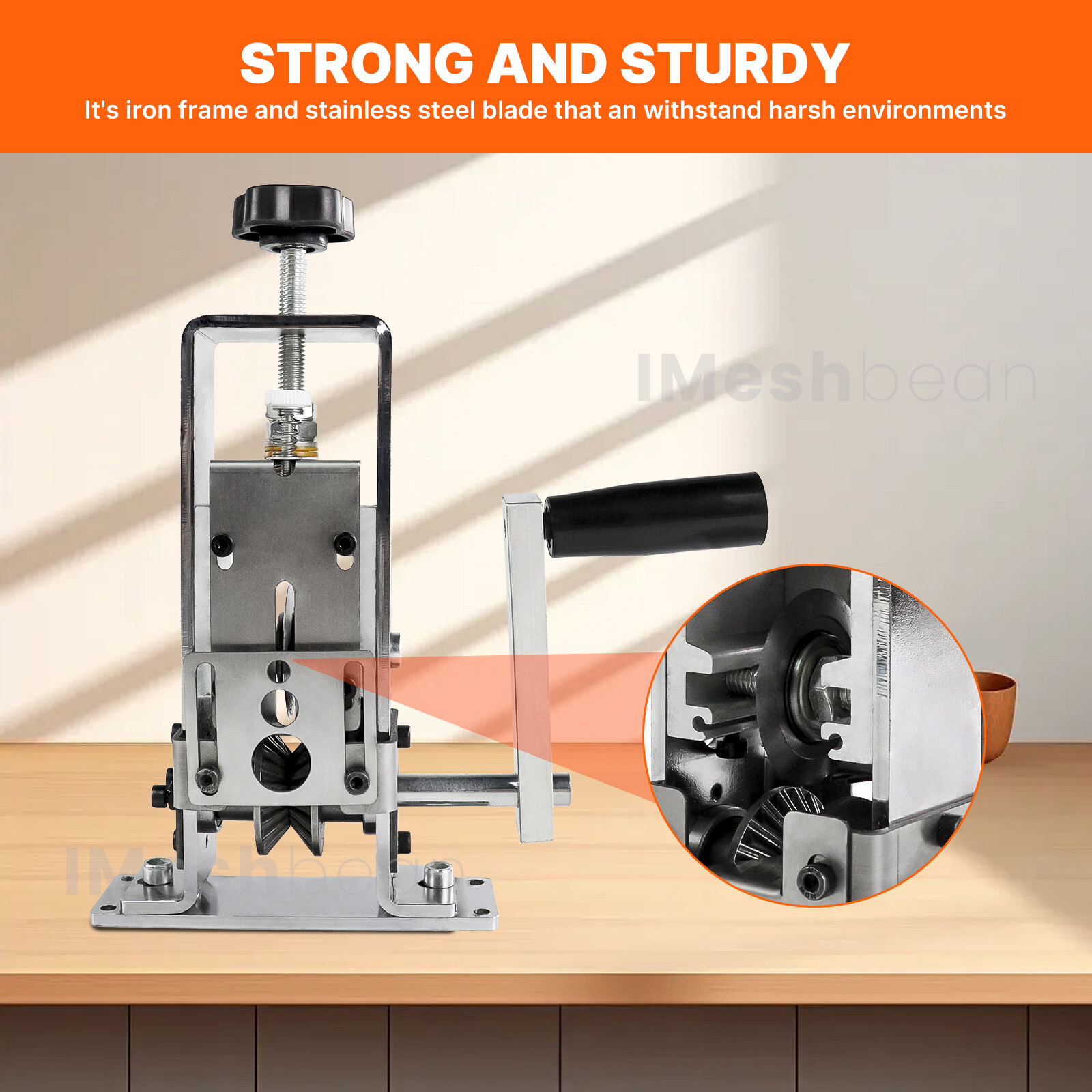 Manual Wire Stripping Machine Drill Powered Hand Crank Wire Stripper Tool 1-25MM