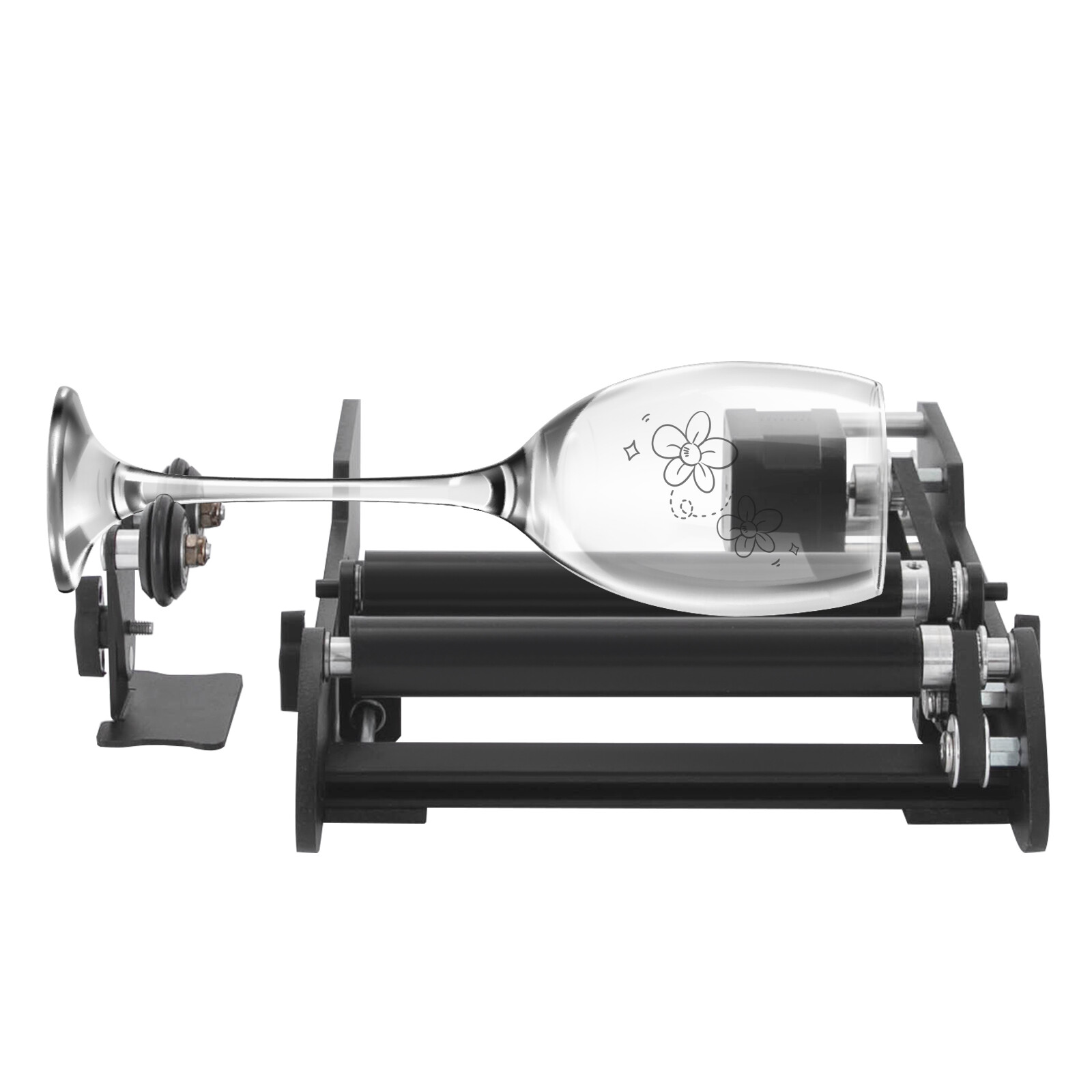 Engraver Rotary Roller 20-122mm Adjustable for Engraving Cylindrical Objects USA