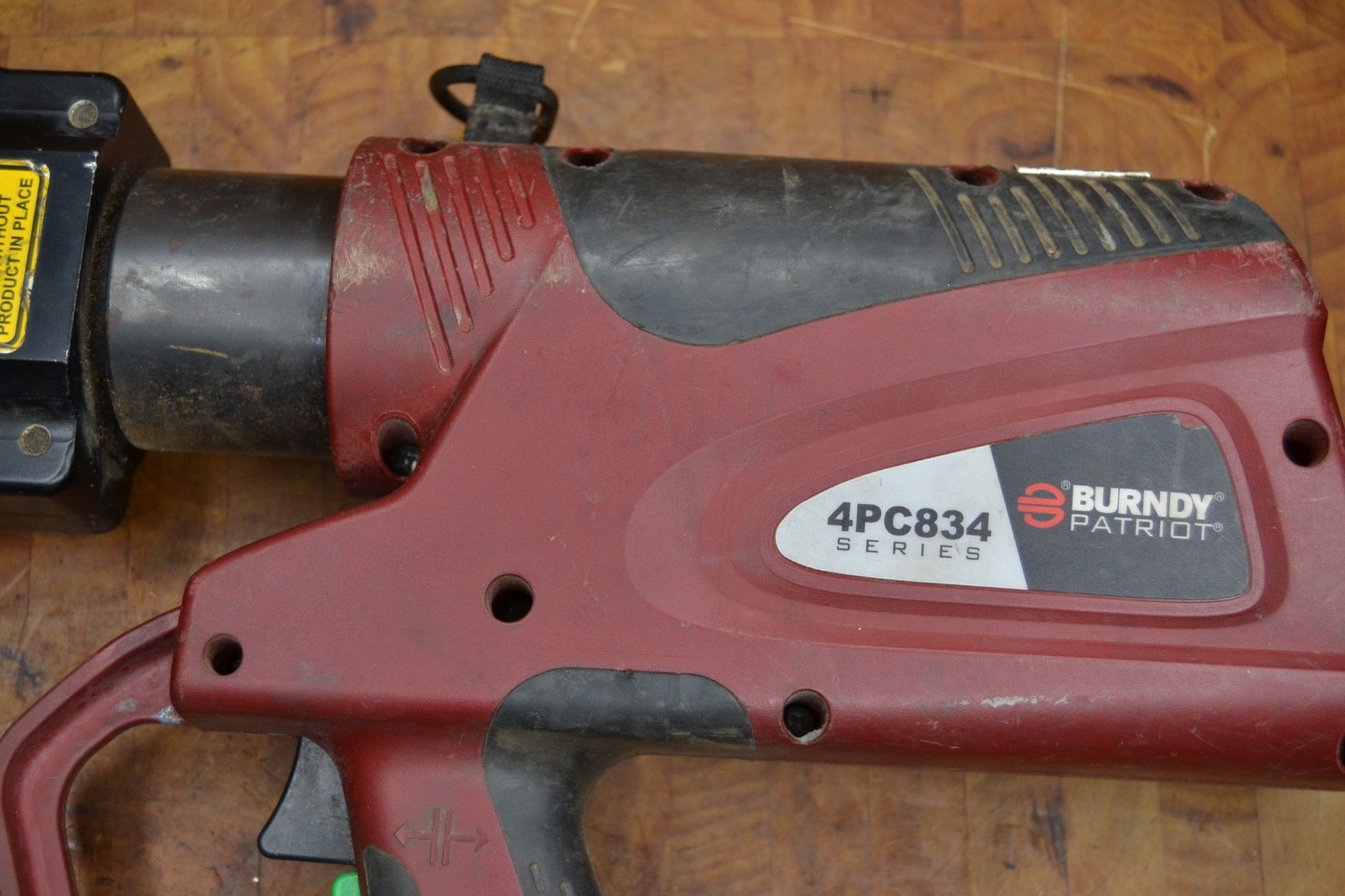 Burndy PATRIOT 4PC834 4-POINT 6-Ton Dieless C-Head Battery Actuated Crimper #1