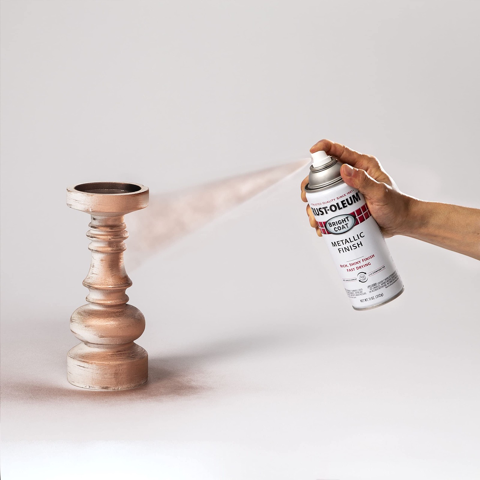 Rust-Oleum Stops Rust Bright Coat Metallic Spray 11 Ounce (Pack of 1), Copper