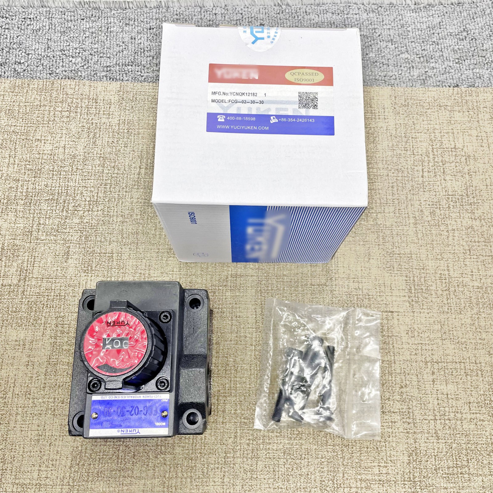 Replacement FCG-02-30-N-30 Speed Control Valve Fits YUKEN Hydraulic