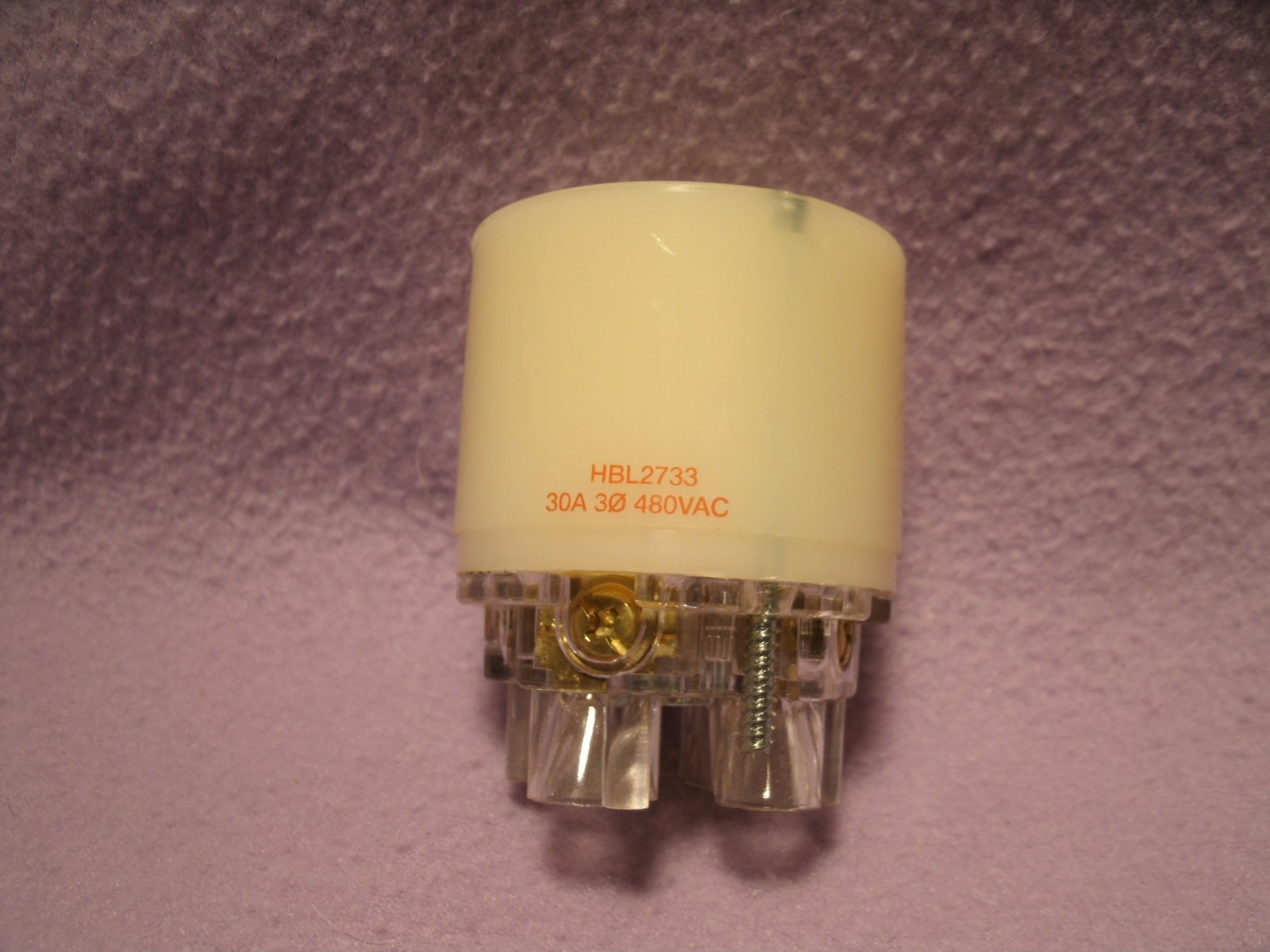 Hubbell HBL2733 3P 4W Twist Lock Insulgrip 30A 480VAC L16-30R Female