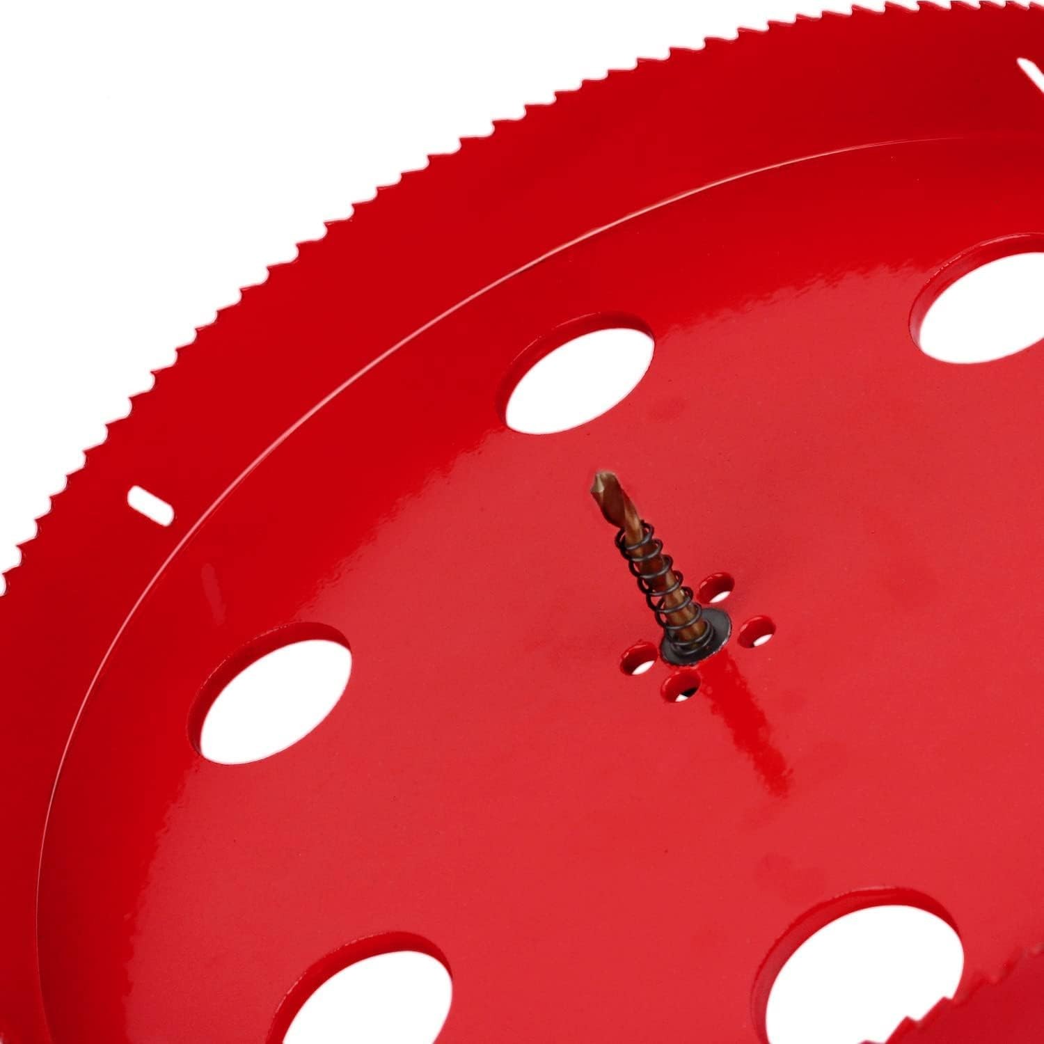 315mm / 12.4 inch HSS Bi-Metal Hole Saw Drilling / inch, Red