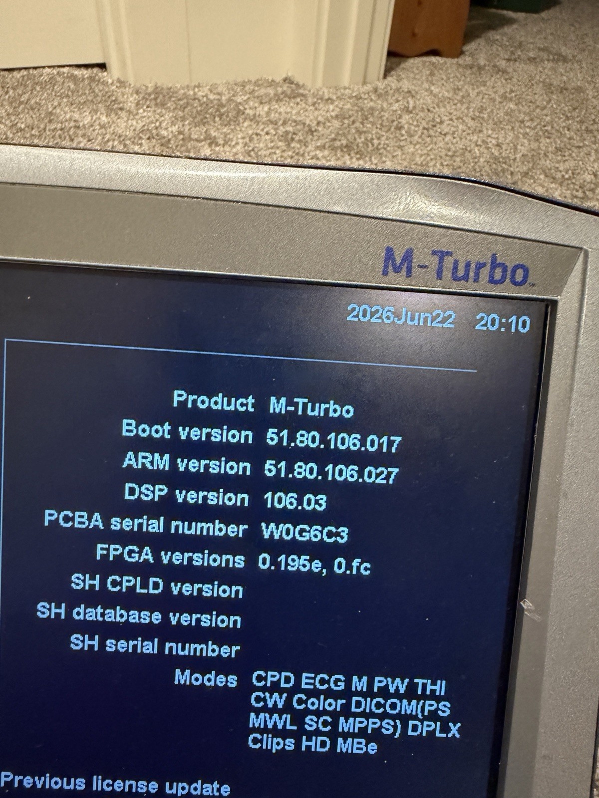 Sonosite M-Turbo Ultrasound System Only P08189-77 – Read