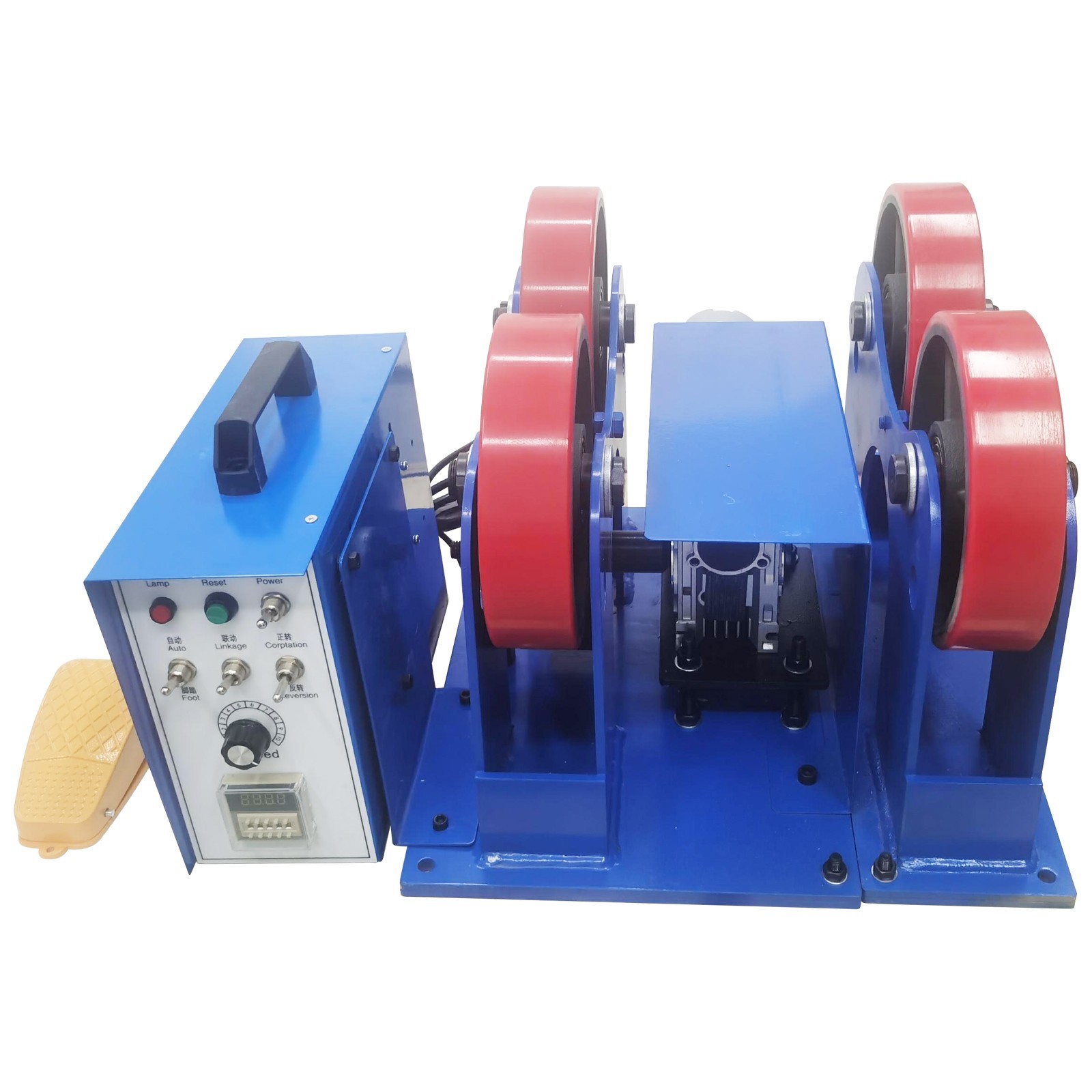 Rotary Rolls Welding Positioner 2200LBS Load Capacity Turning Linkage Welding T
