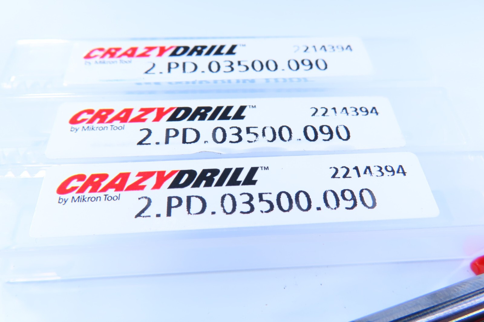 LOT ( 6 ) NEW MIKRON TOOL CRAZYDRILL .1378″ COOL PILOT SOLID CARBIDE PILOT DRILL