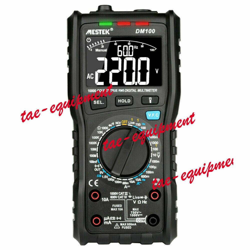 DM100C MESTEK Analog Digital True RMS NCV Live Line Tester Multimeter