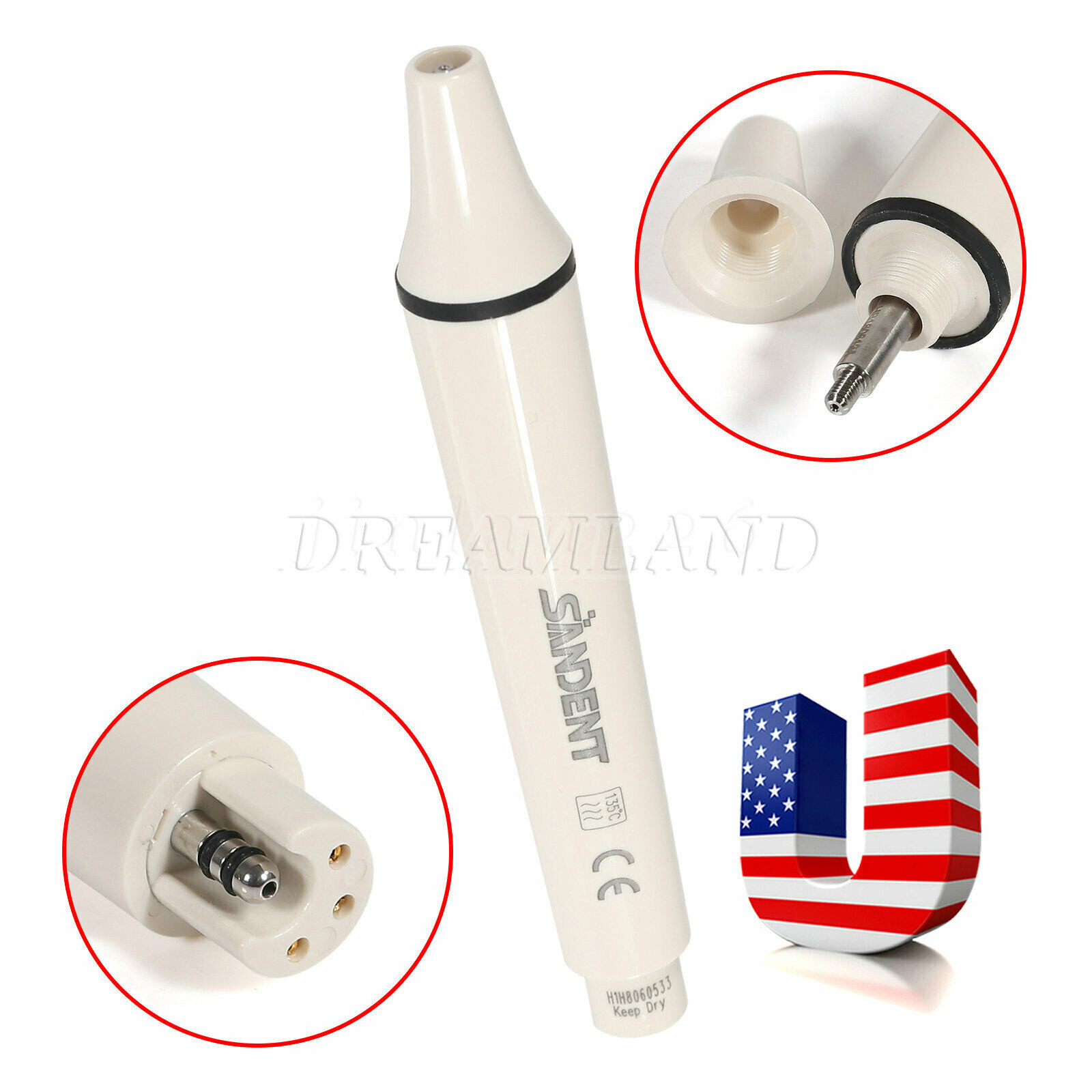 USA SKYSEA DENTAL Piezo Ultrasonic Scaler Handpiece Fit EMS SKYSEA SANDENT