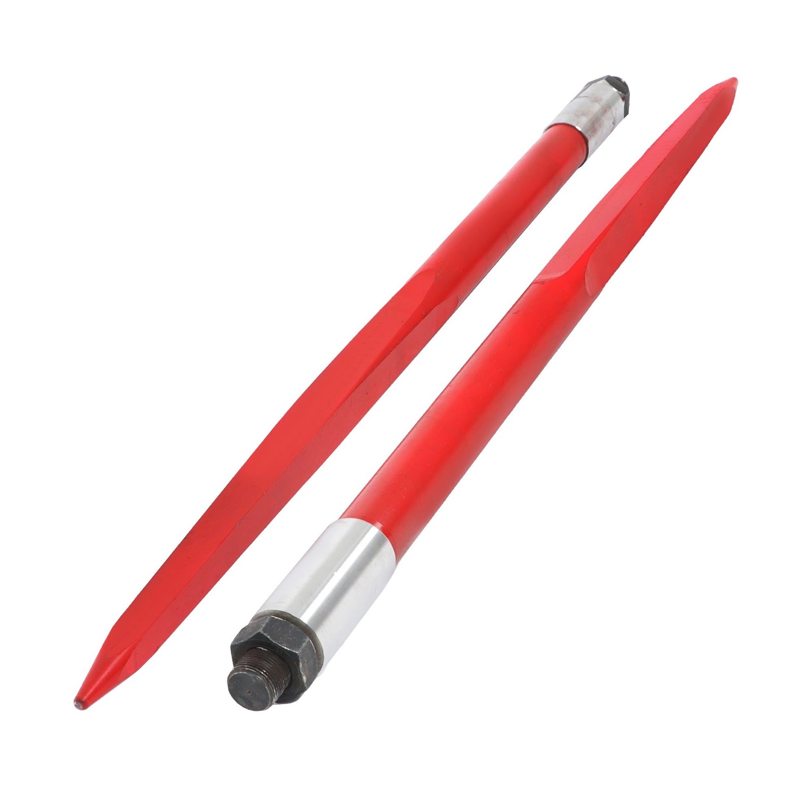 2 Pack 39″ Hay Bale Spear 3000 lbs Capacity Spike Fork Fit For Tractors Loaders