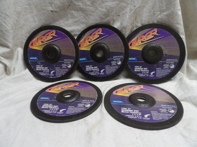 Norton Charger 7″X1/4″X7/8″ Metal/Stainless Grinding Wheels (qty of 5)