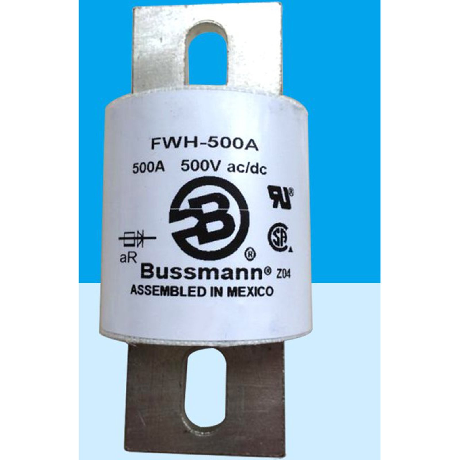 1piece new Bussmann FWH-500A 500Amp (500A) Fast Acting Fuse Free ship