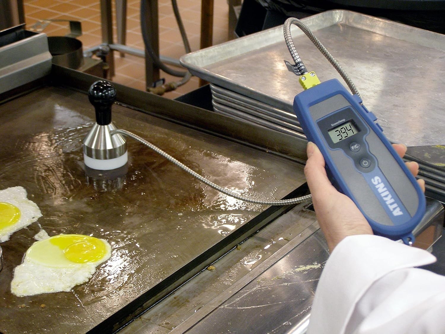 Type K Weighted Griddle Surface Thermocouple Probe -40 to 500°F Fast Readings