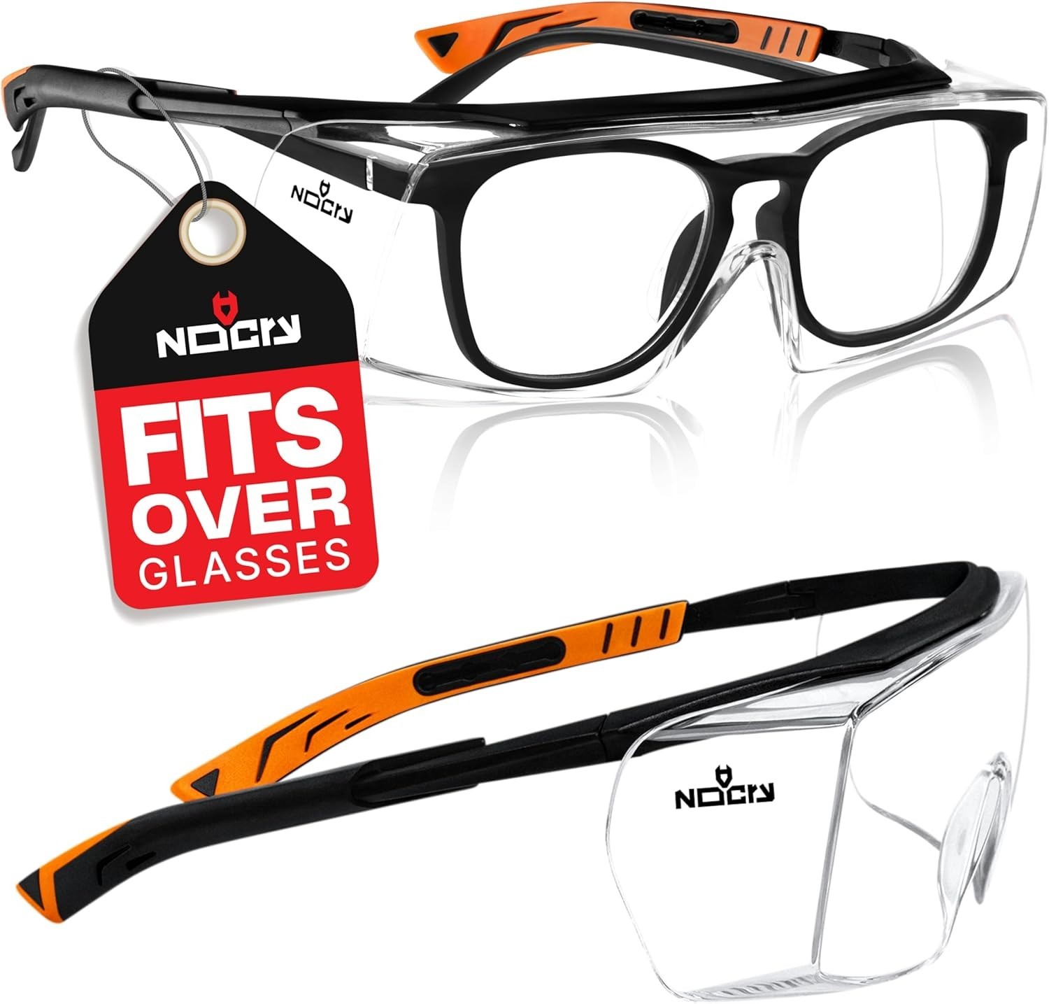 Over-Eyeglass Safety Goggles – Abrasion Resistant & Lightweight Design