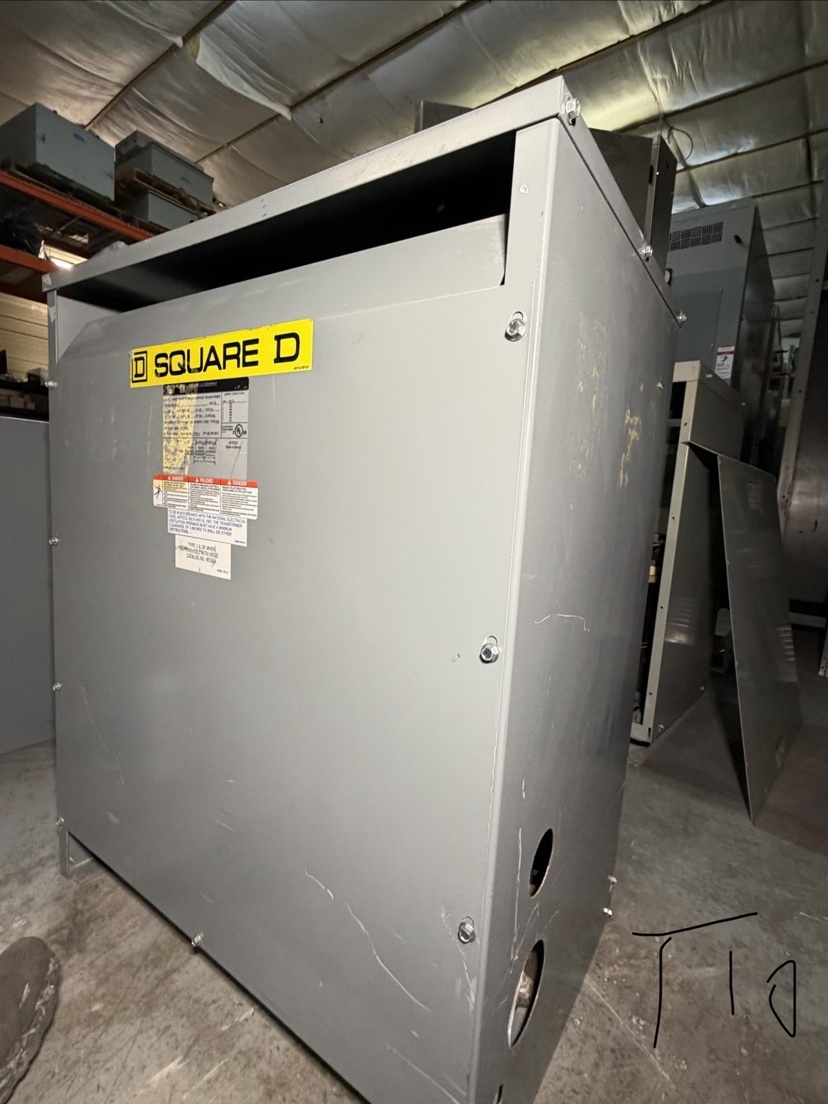 Square D Transformer EE75T3H 75 KVA 480v 90a