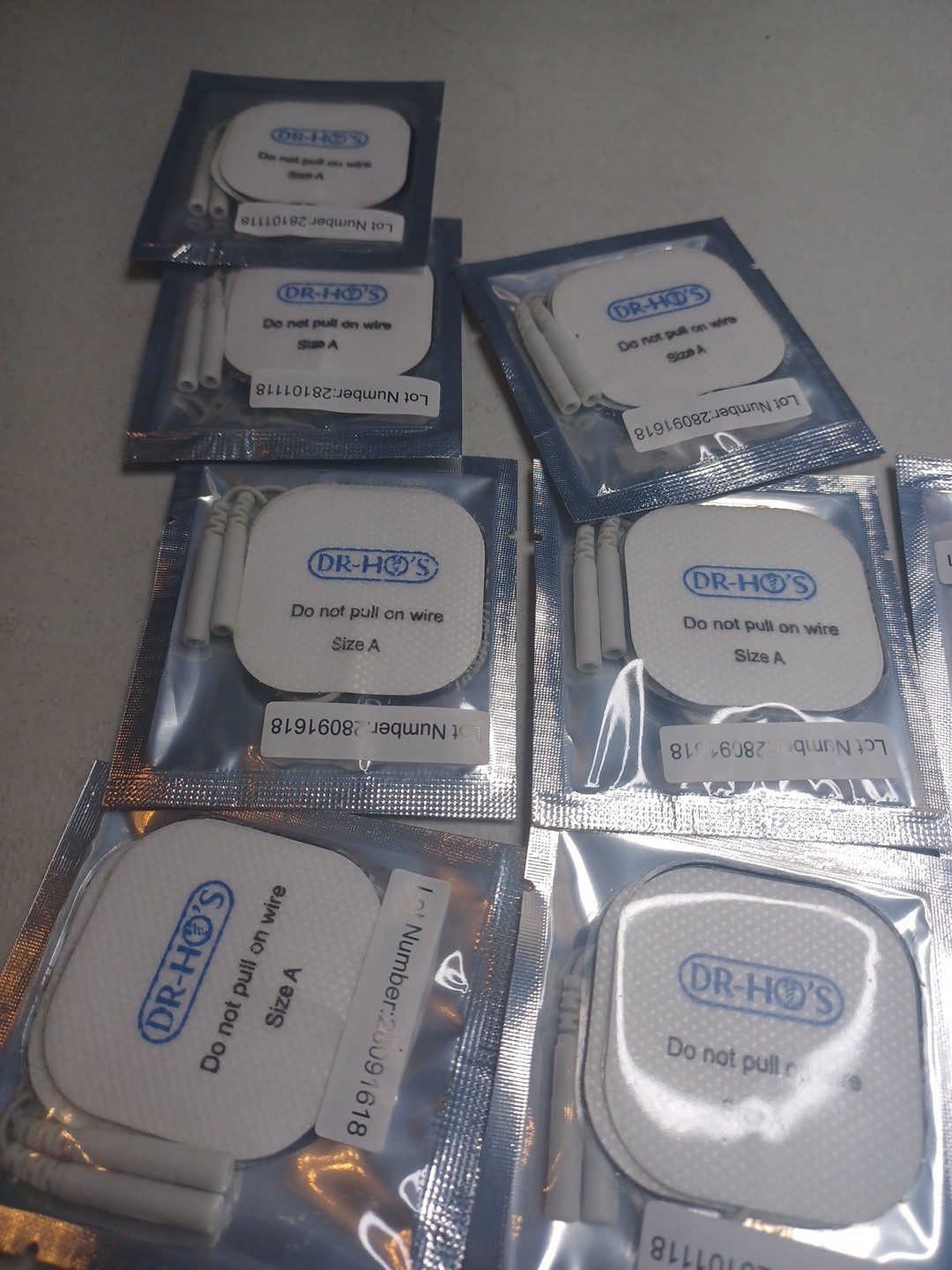 DR-HO’S FlexTone Pads Size A & B Replacement TENS Electrodes Pads Lot