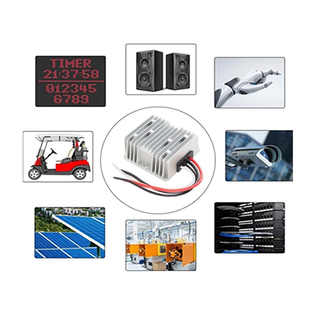 DC DC Battery Charger 8-36V to 12.6V 13.8V 14.5V 16.8V 10A Durable Stable Tool