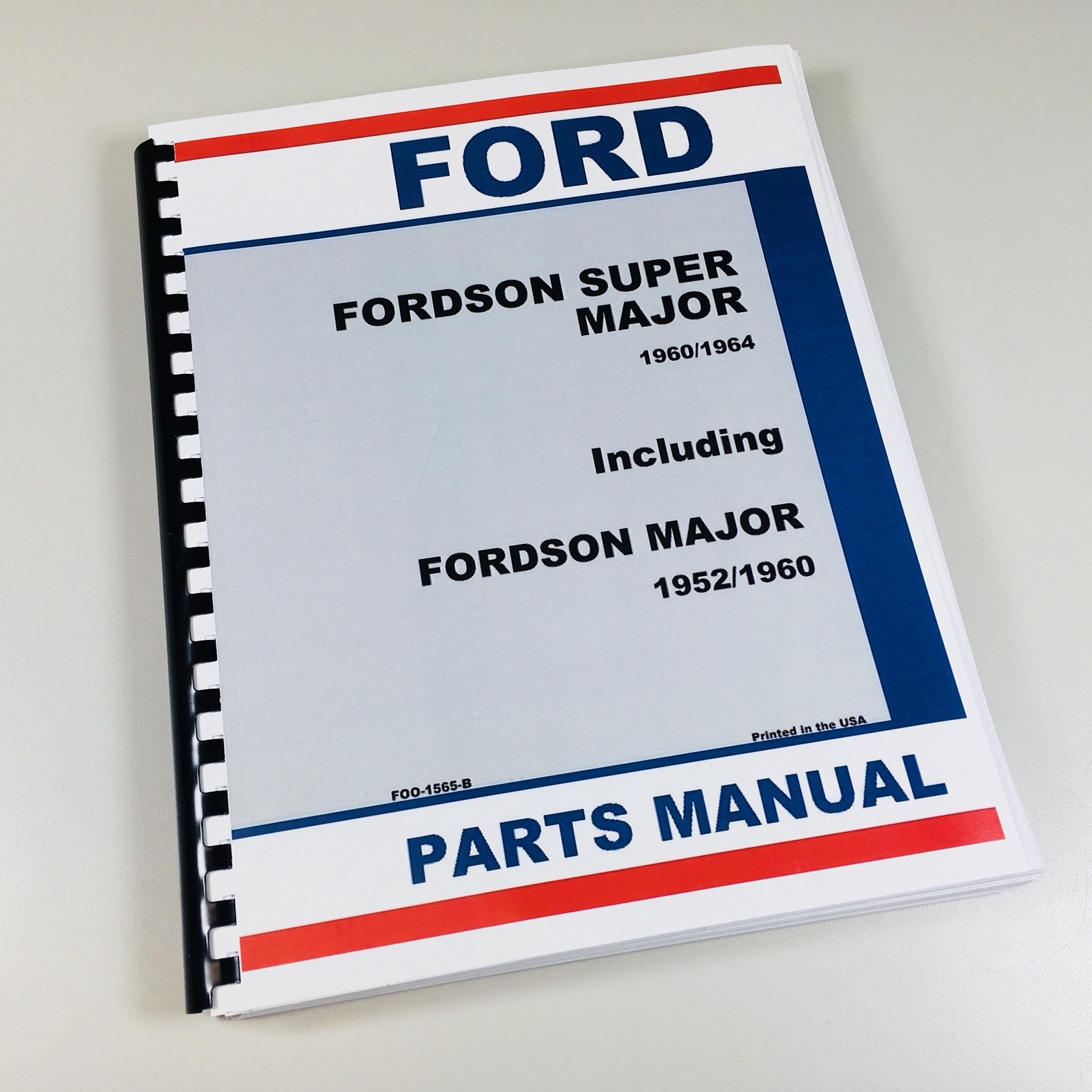 Ford Fordson Super Major 1960/64 Major 1952/60 Tractor Parts Manual Catalog