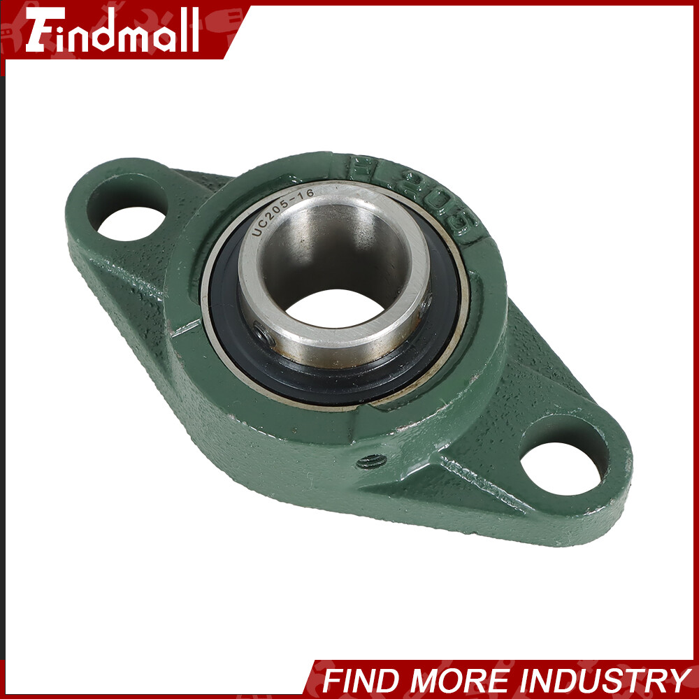 Findmall 10PCS UCFL205-16 Pillow Block Flange Bearing 1″ Bore 2 Bolt Solid Base