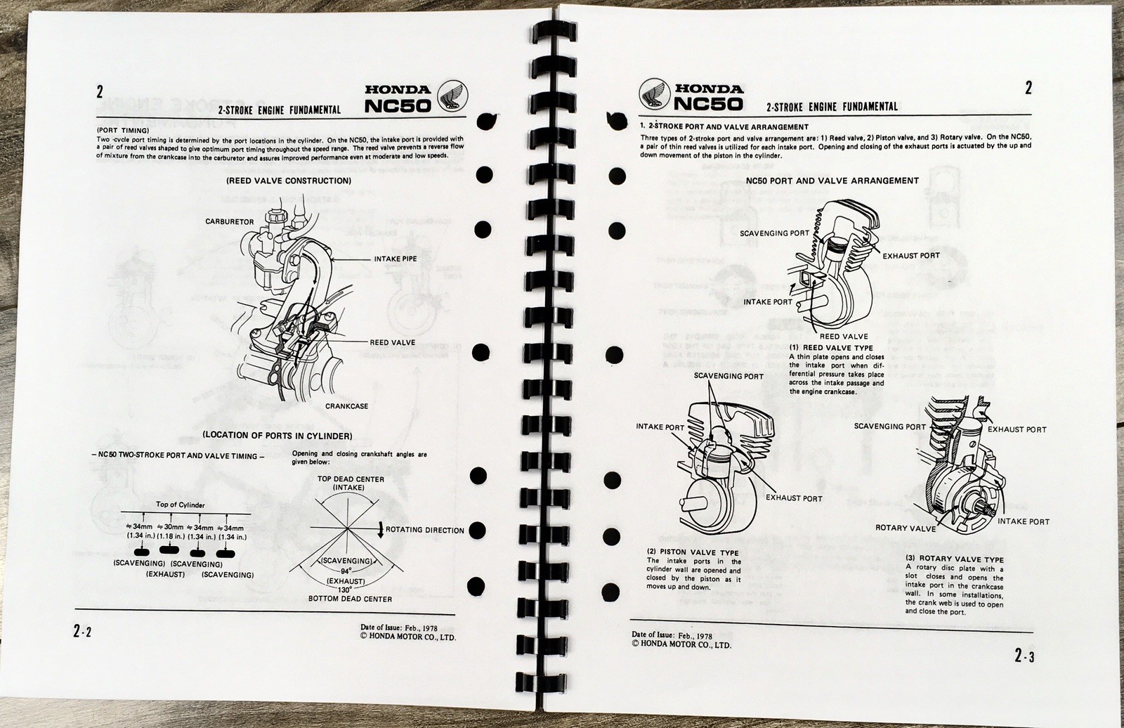 Service Manual for Honda NC50 NA50 Express II Motor Bike Repair Shop Motorcycle