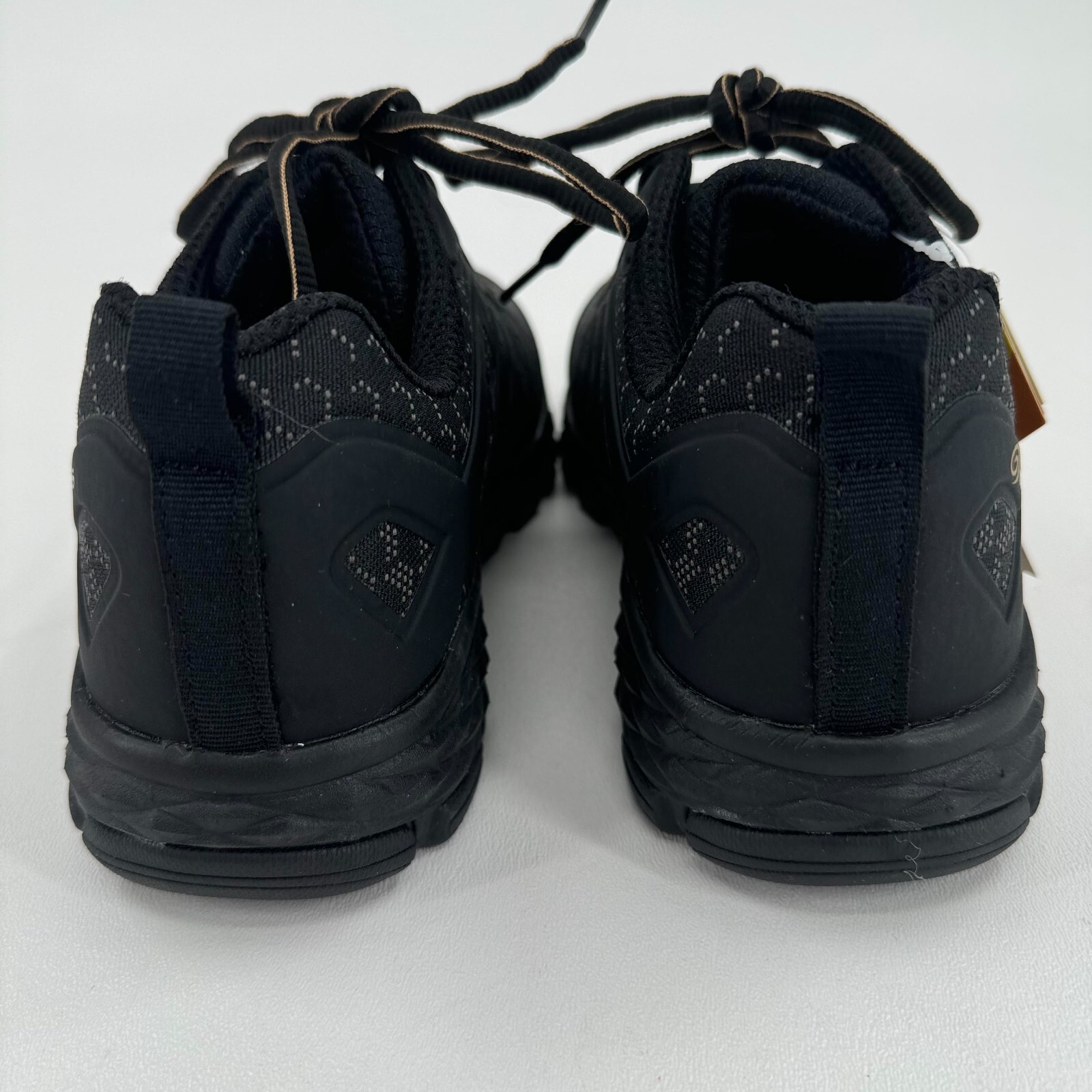 NEW Nautilus Stratus Work Safety Shoes WOMENS Black N4661 Lace Up Soft Toe 9