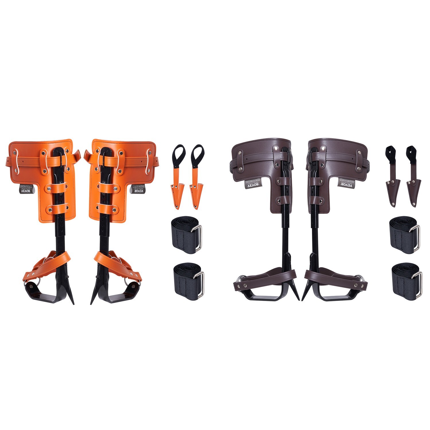 VEVOR Tree Climbing Spikes Climbing Spurs Alloy Steel Arborist Equipment
