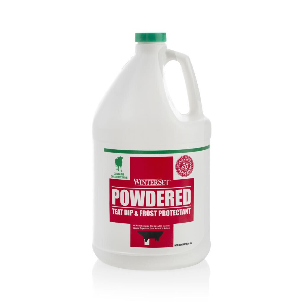 Winterset Powder Teat Dip Frost Protect Cattle Dairy 5 Pounds