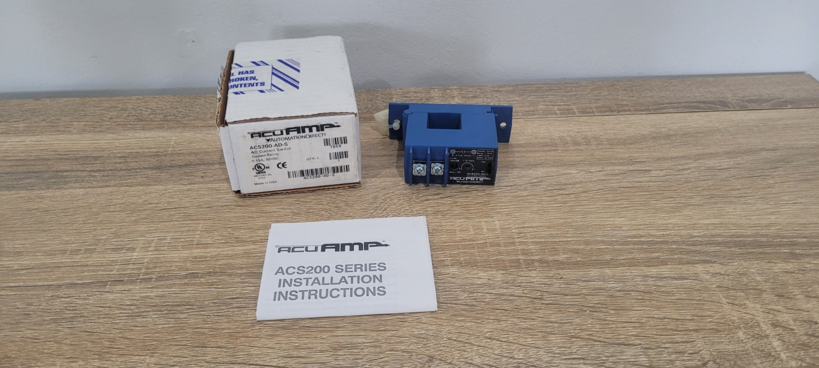 AUTOMATION DIRECT ACS200-AD-S / ACS200ADS AC Current Switch