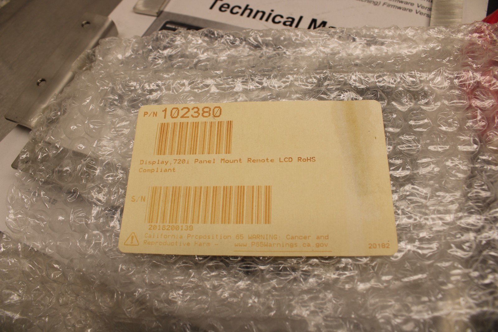 Rice Lake 102380 Display 720i W/ 101233 Controller