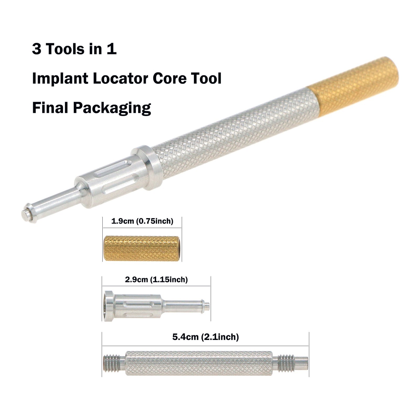 Dental Locator Abutment Anchor for HIOSSEN ET II/III SA Fixture M 3.5mm Platform