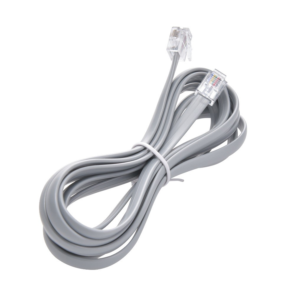 5 Pack of 7Ft RJ12 Modular Cable Reverse