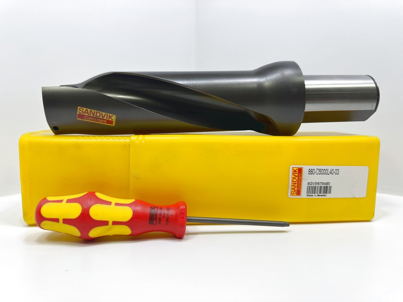 SANDVIK 880-D5000L40-03 50mm Dia New Indexable Drill Body 40.00mm Shank 1pc
