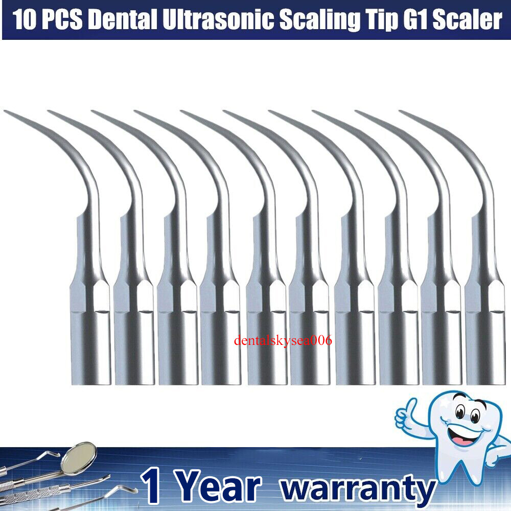 1-20*Dental Ultrasonic Piezo Scaler Scaling Tips G1 Fit EMS/Woodpecker Handpiece