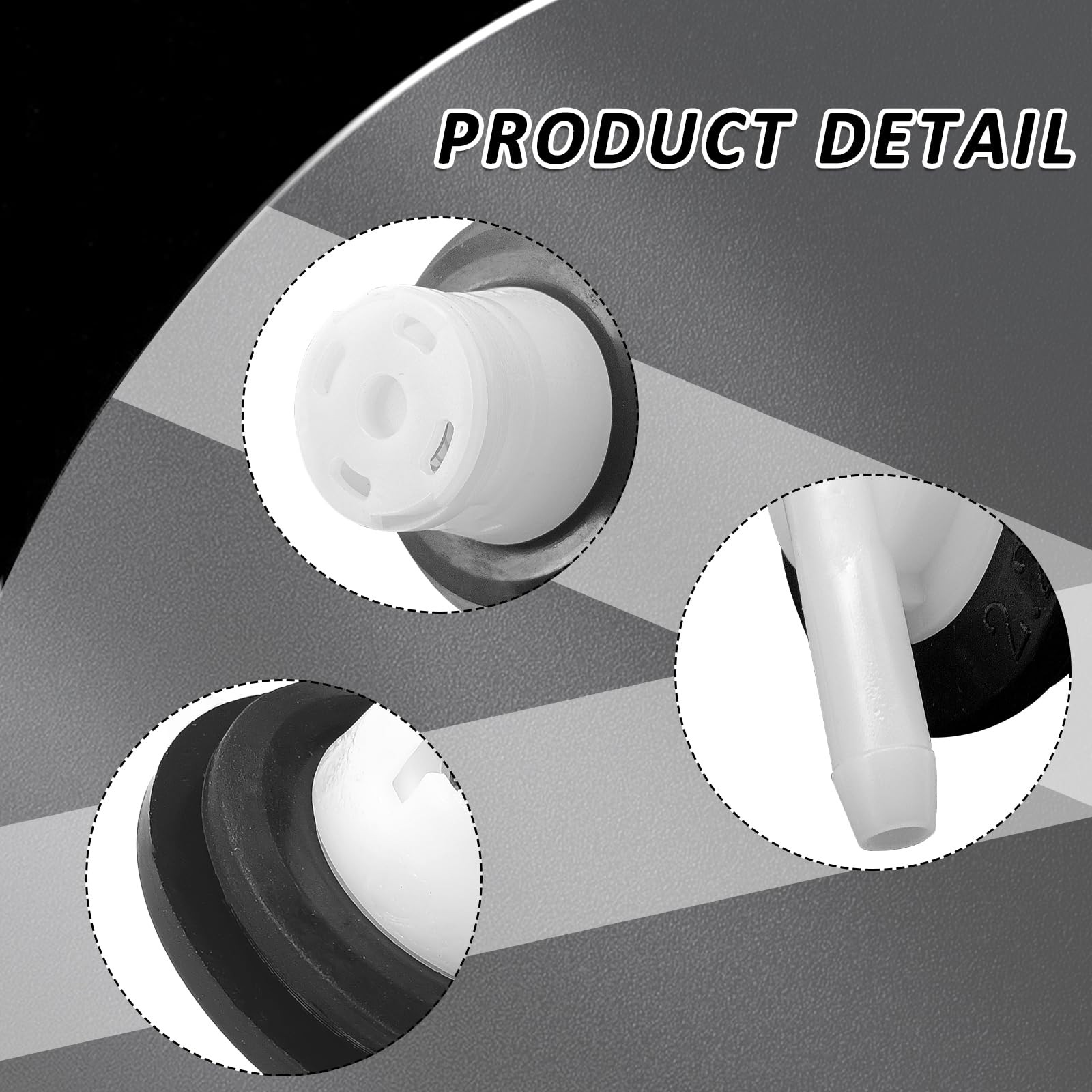 2PCS Fuel Tank Vent Valve And Grommet Kit,Compatible With Wrangler Cherokee G…